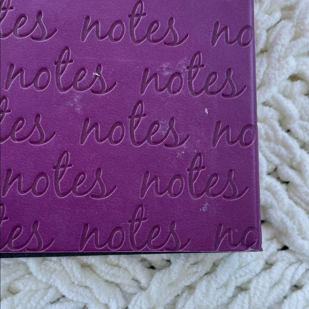 Eccolo World Traveler Purple Notes Notebook 5 X 7